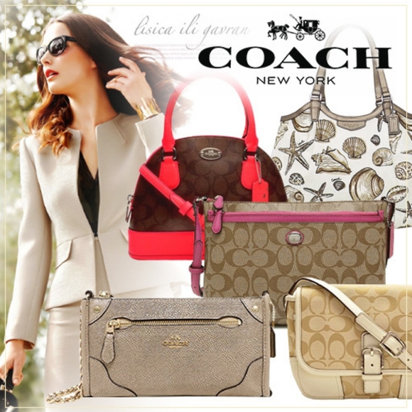 Vintage Coach Handbags Wristlets Satchels Crossbody Shoulder Bags Totes Mod Tags - Picture 2 of 14